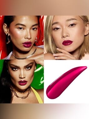 Fenty Beauty Fuchsia Wife Poutsicle Hydrating Lip Stain- fuchsia pink, soft tint